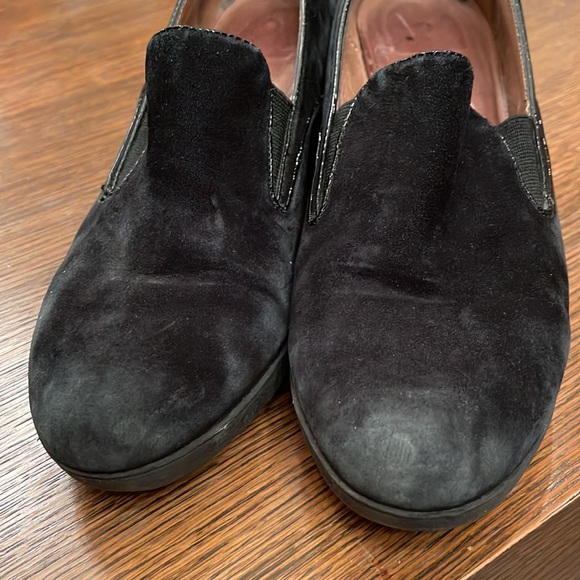 Donald J. Pliner Melia Black Suede Wedge Heels - Picture 8 of 9